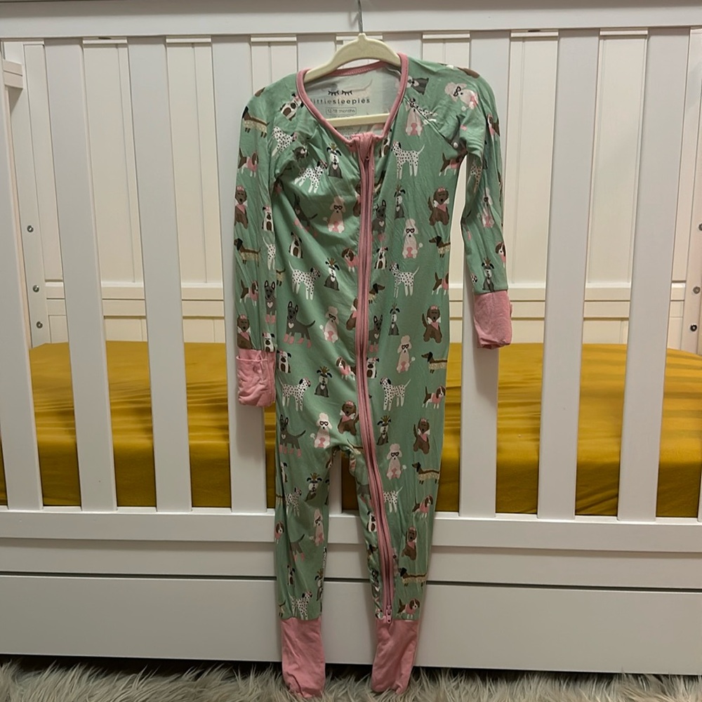 Little Sleepies Aqua Pups